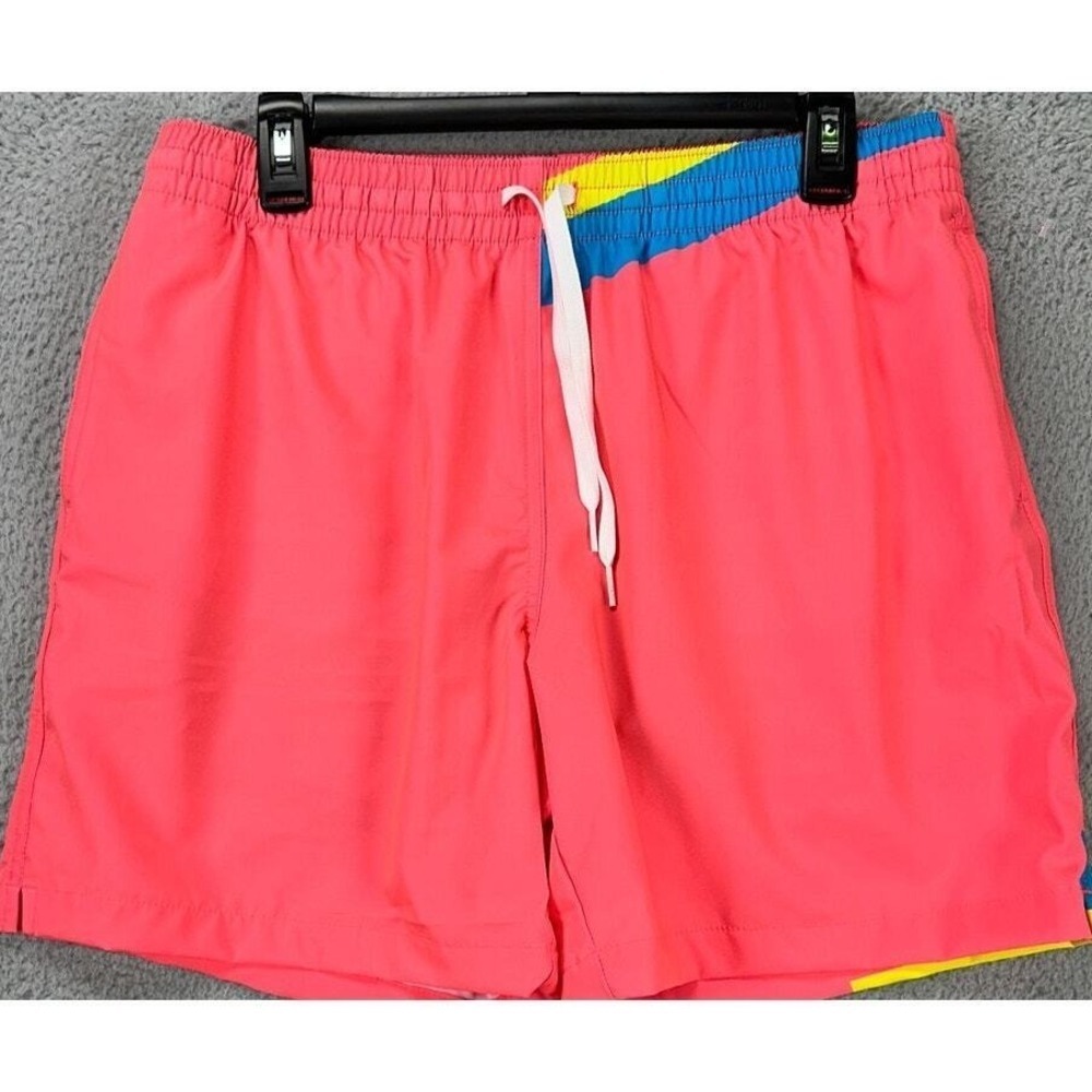 Chubbies Swim Trunks Adult Medium Pink Lined Swimwear Board Shorts Mens NEW B12